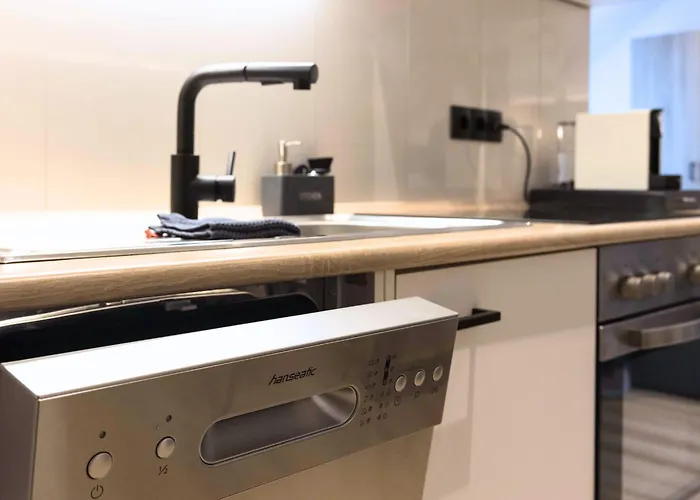 Apartmán Baliapartment Hof, Kueche, Parkplatz, 24h Digital Checkin, Wlan250mbit